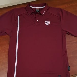 Nike Dri-Fit Texas A&M polo shirt